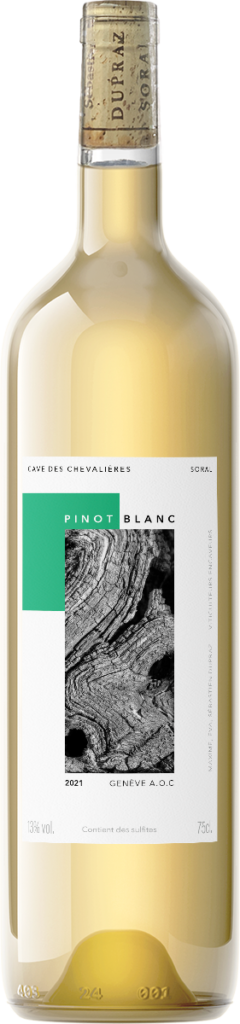 Pinot Blanc de la Cave des Chevalières à Soral, Genève