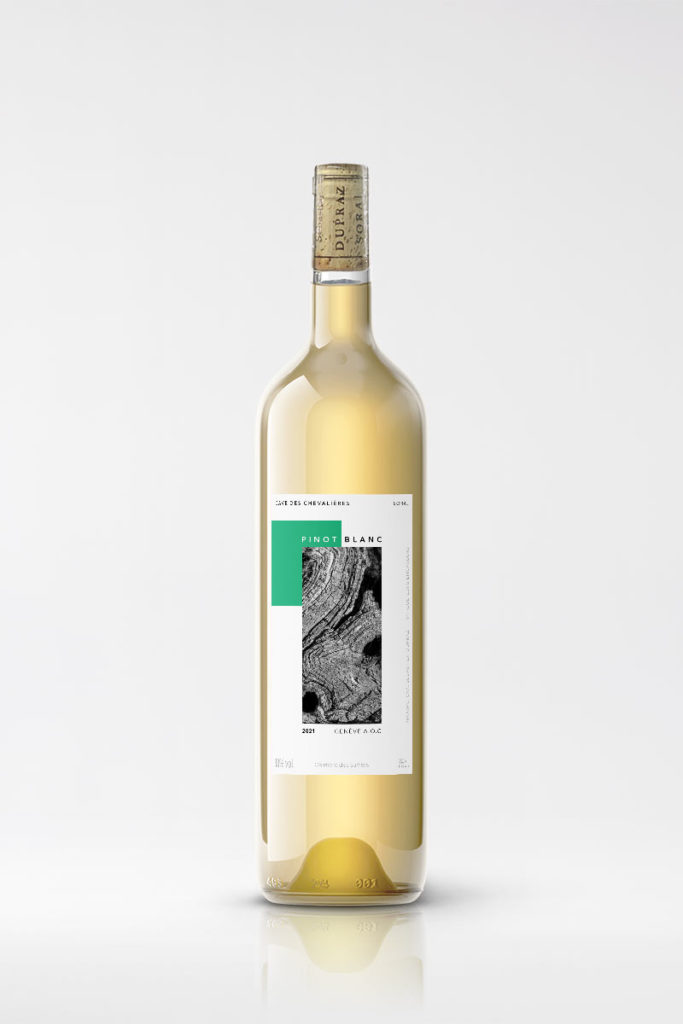 Pinot Blanc de la Cave des Chevalières à Soral, Genève